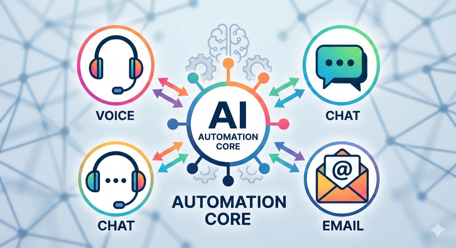 Omnichannel Automation Across Voice, Chat, and Email